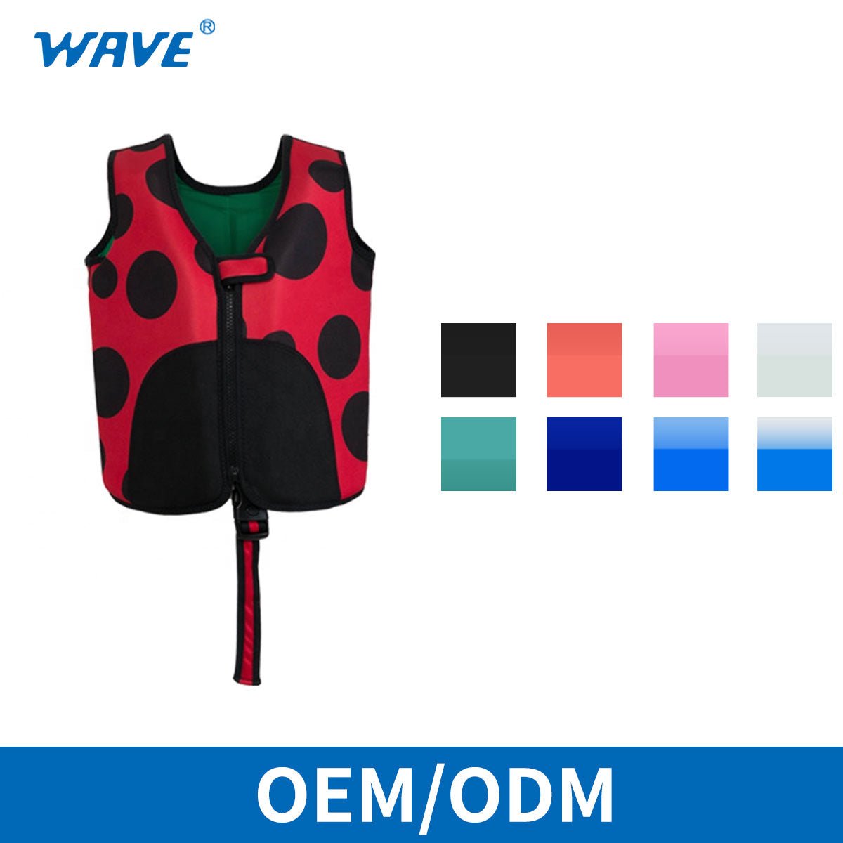 OEM ODM Ladybug Cartoon Float Suit FSS6710C