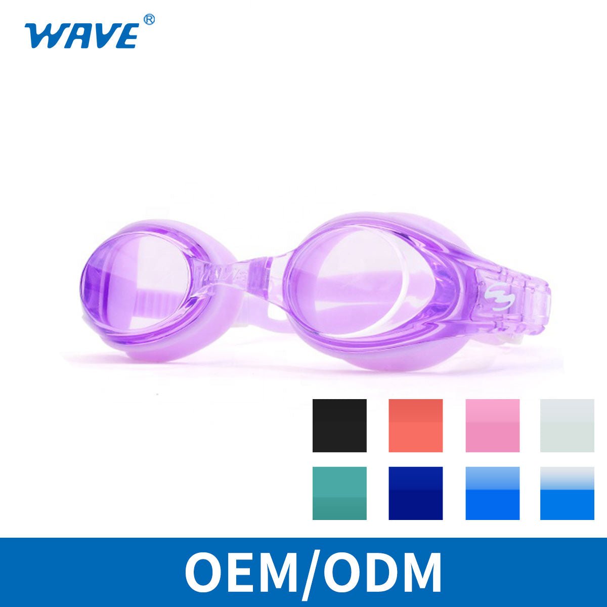 Swim Goggle for Adult UV Protect Anti-Fog Waterproof PC Lens Colorful