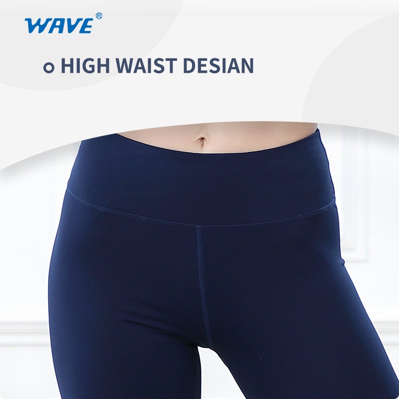 Wave Sport High Waist Yoga Leggings Ninth Pants freeshipping - wave-china