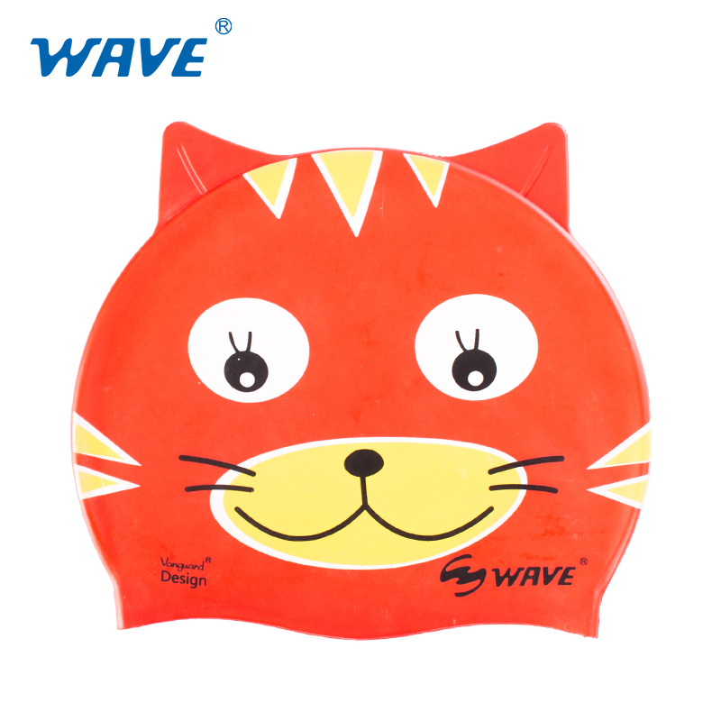 Printing Silicone Cartoon Swimming Cap for kids Wholesale Supplier